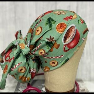 💚🎄Xmas/ Gingerbread scrub cap 🎄💚